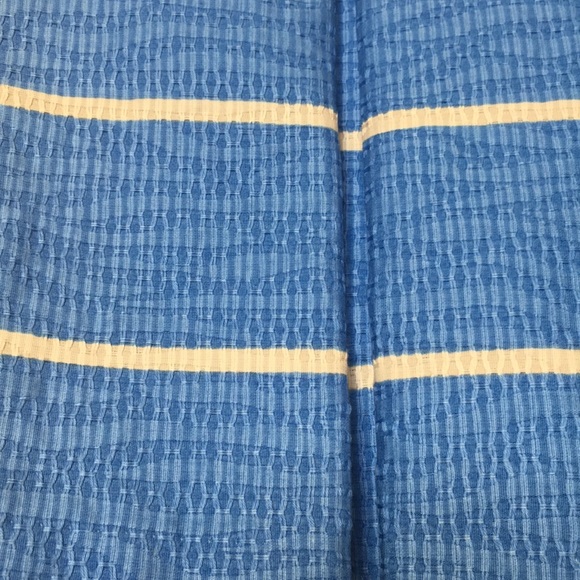 Blue and white stripped pleated dress - Picture 2 of 9